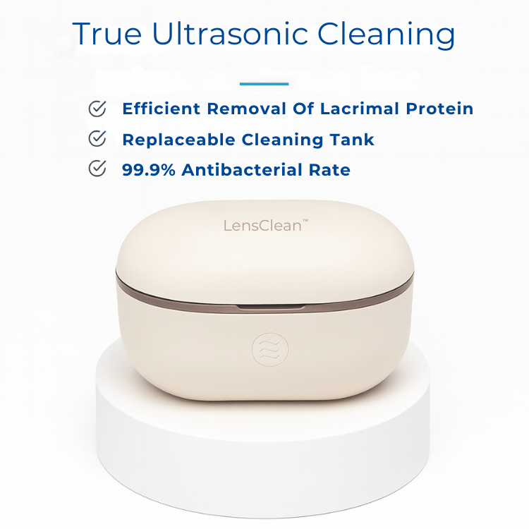 LensClean™ Mini — Contact Lens Ultrasonic Cleaner