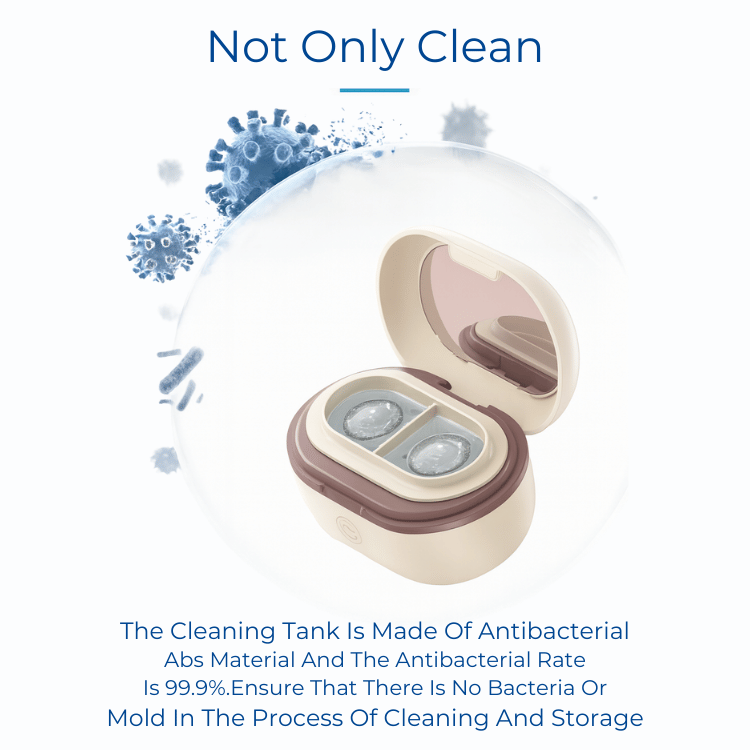 LensClean™ Mini — Contact Lens Ultrasonic Cleaner