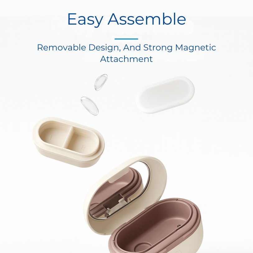 LensClean™ Mini — Contact Lens Ultrasonic Cleaner